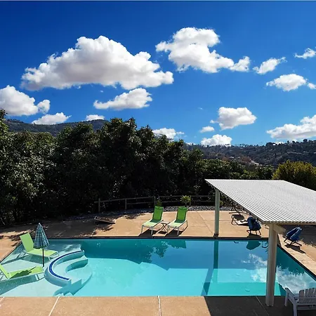 Two Hilltop Villas With Pool Oasis, Views And Avocado Grove